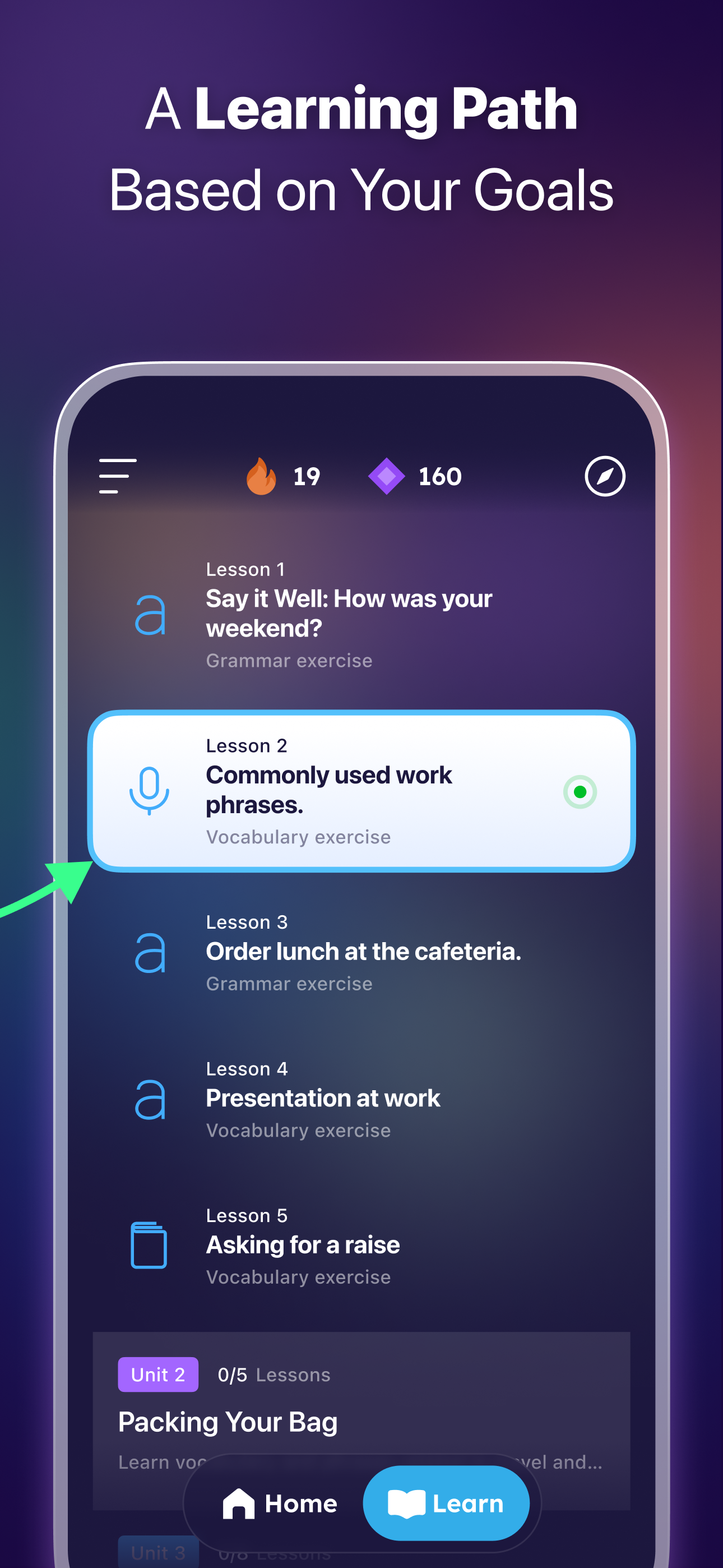 ELSA Speak app screenshot